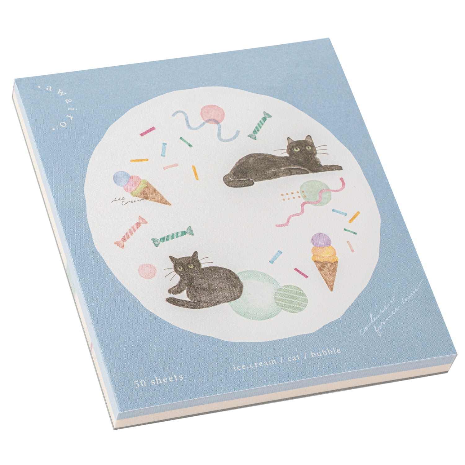 Black Cat Japanese Memo Pad