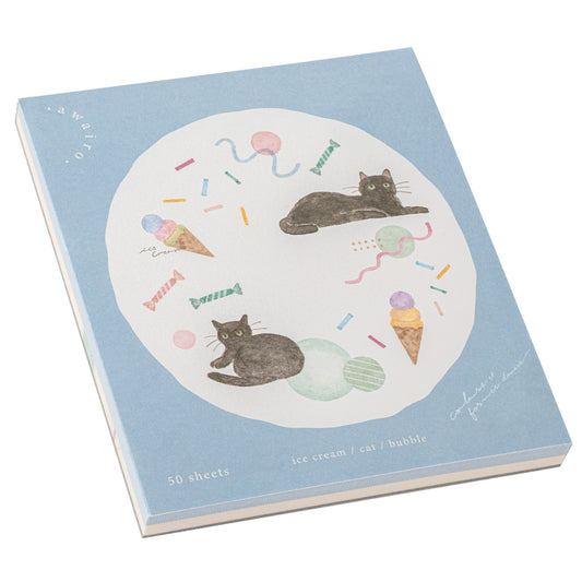 Black Cat Japanese Memo Pad