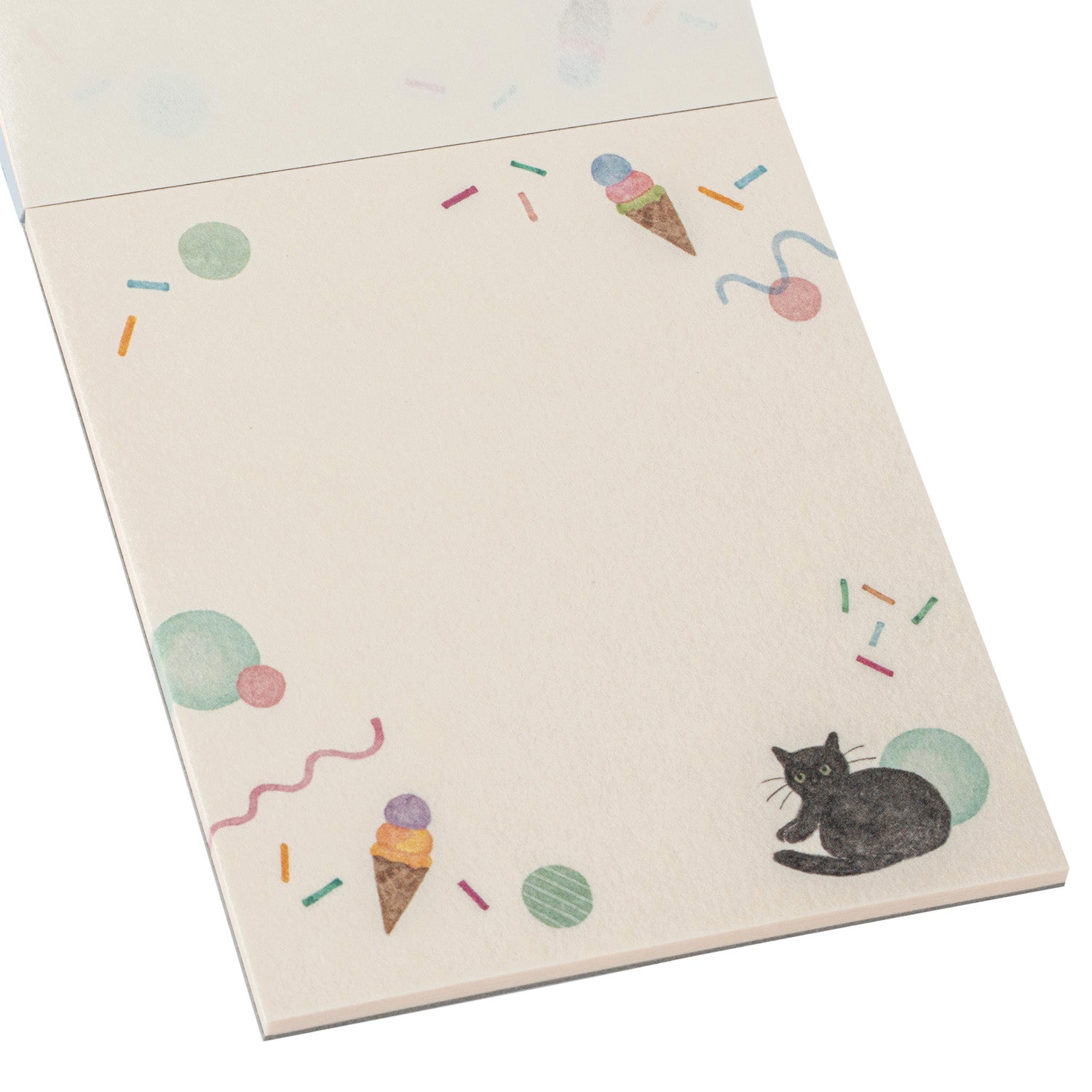 Black Cat Japanese Memo Pad design 2