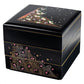Black Cherry Blossom 3 Tier Japanese Obento Box