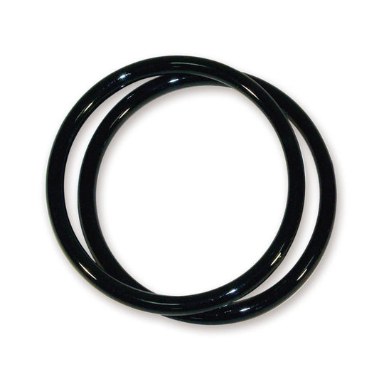 Black Japanese Furoshiki Bag Rings