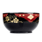 Black Lacquer Japanese Noodle Bowl