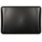 Black Speckled Oblong Plastic Japanese Tray back