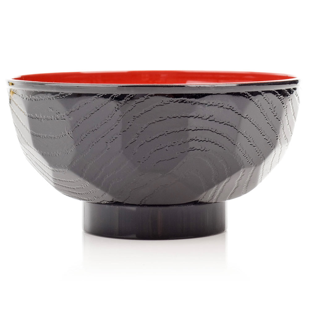 Black Lacquer Japanese Miso Soup Bowl