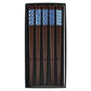 Blue and White 5pce Japanese Chopstick Gift Set