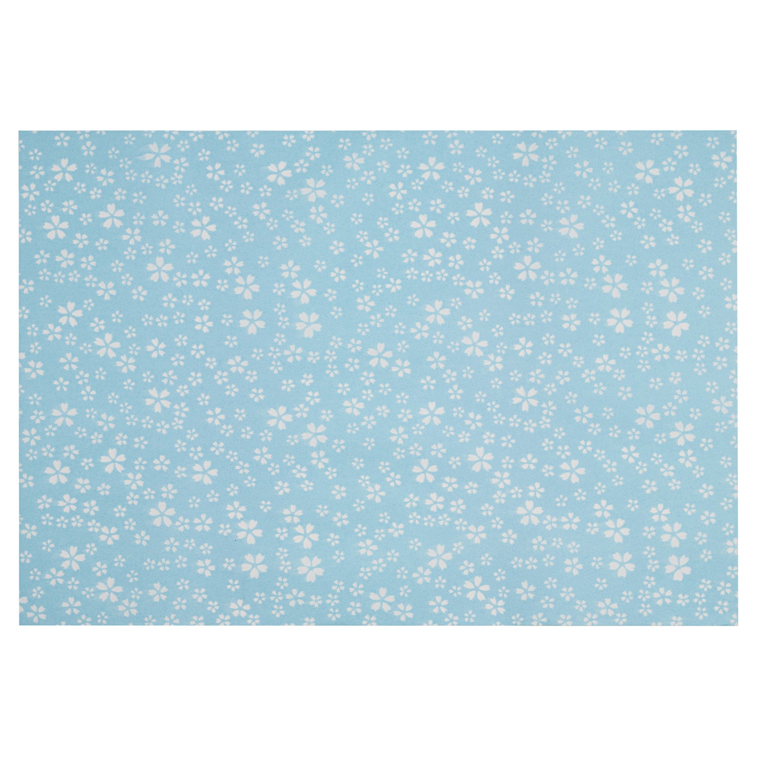 Blue Blossom Echizen Washi Japanese Gift Wrap