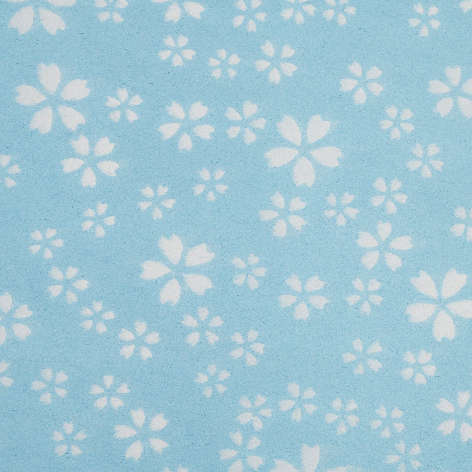 Blue Blossom Echizen Washi Japanese Gift Wrap detail