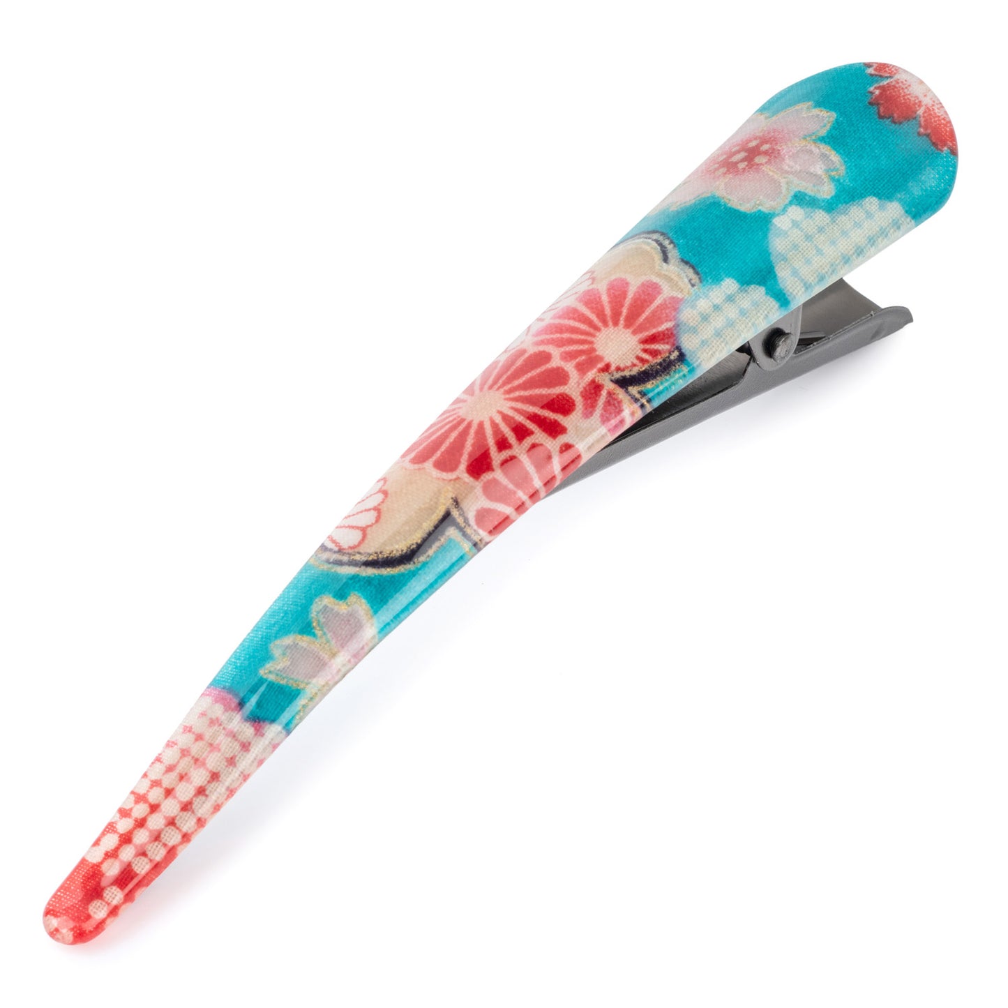 Blue Cherry Blossom Japanese Hair Clip