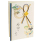 Blue Floral Knot Japanese Thank You Card