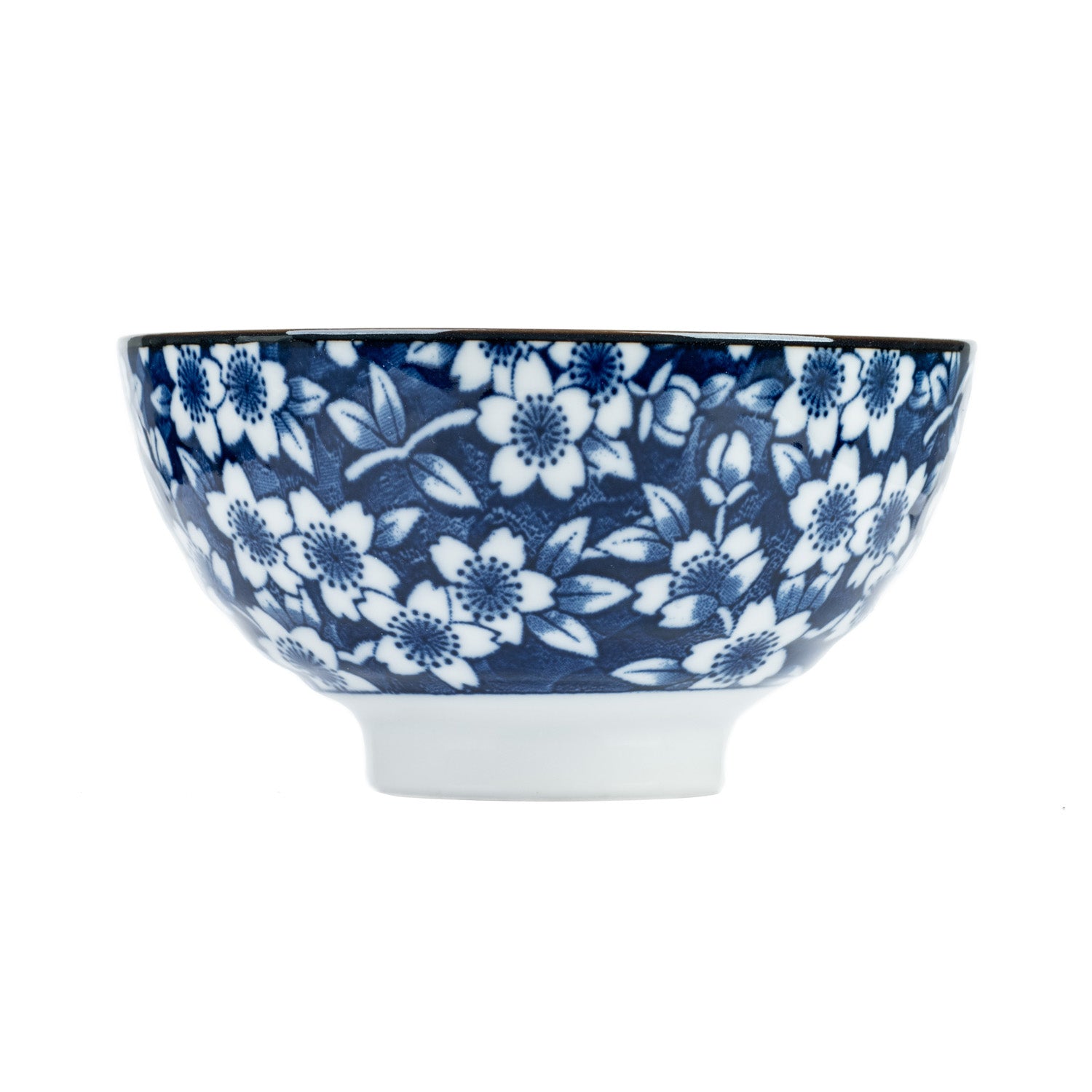 Blue Sakura Ceramic Rice Bowl – The Japanese Shop