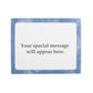 Blue Sky Echizen Washi Japanese Gift Tag message