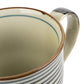 Blue Stripe Ceramic Japanese Tea Mug detail