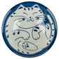 Blue Tabby Cat Japanese Ramen Bowl top