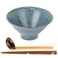 Blue Wabi Sabi Premium Japanese Ramen Bowl Set