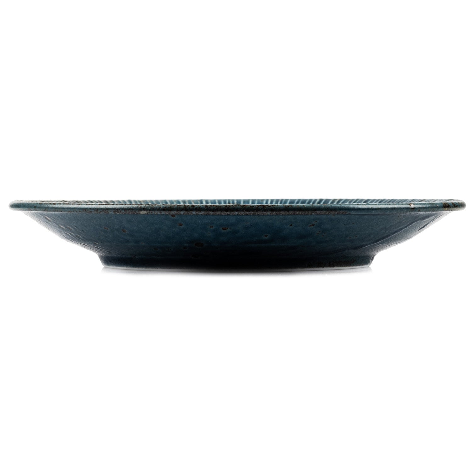 Blue Wabi Sabi Premium Medium Japanese Plate side