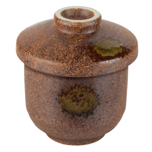 Bronze Iga Japanese Chawanmushi Pot