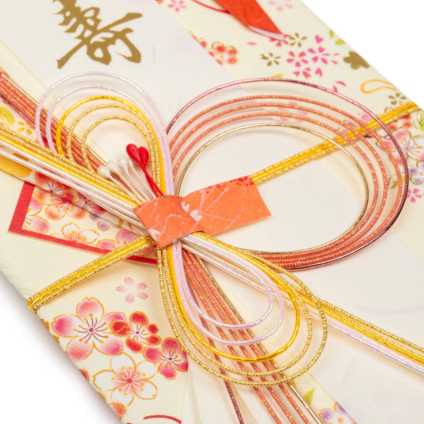 Bunch of Flowers Japanese Wedding Card detail