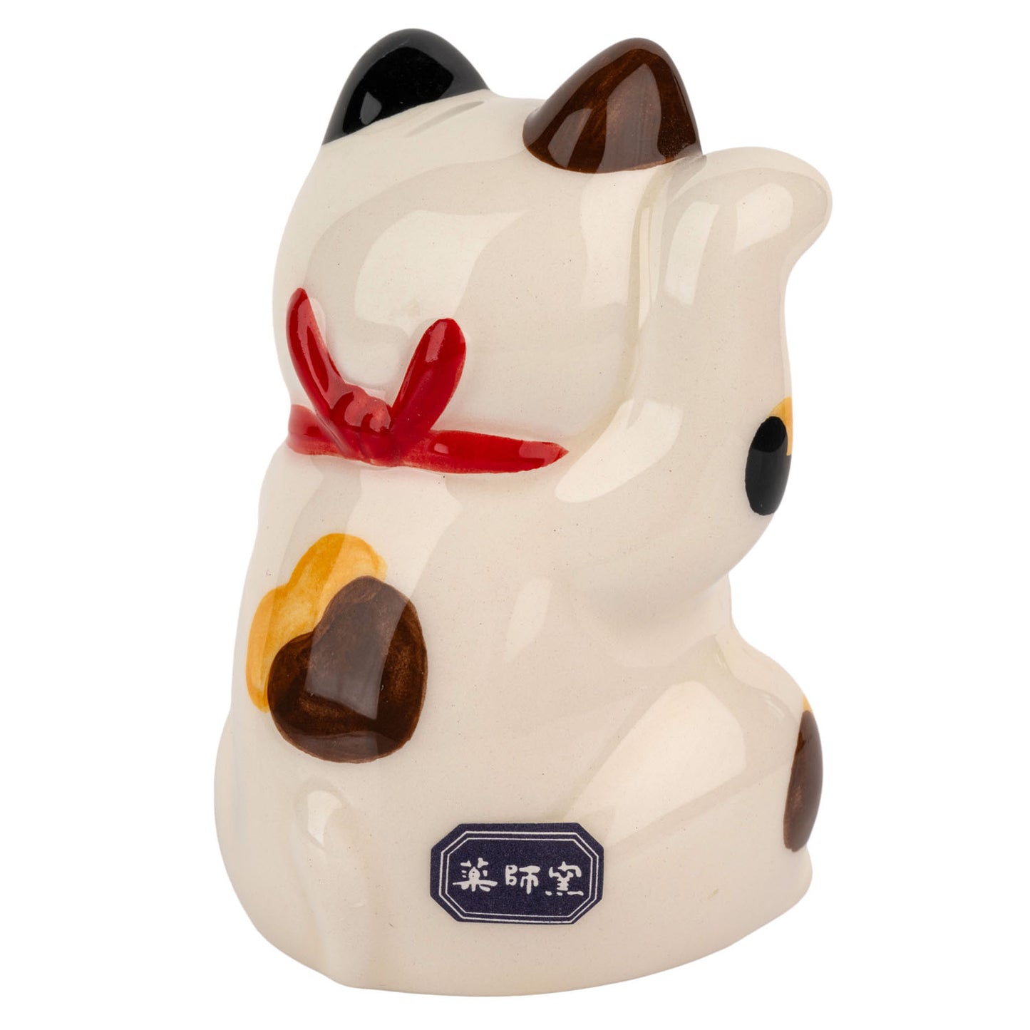 Calico Good Fortune Japanese Lucky Cat back