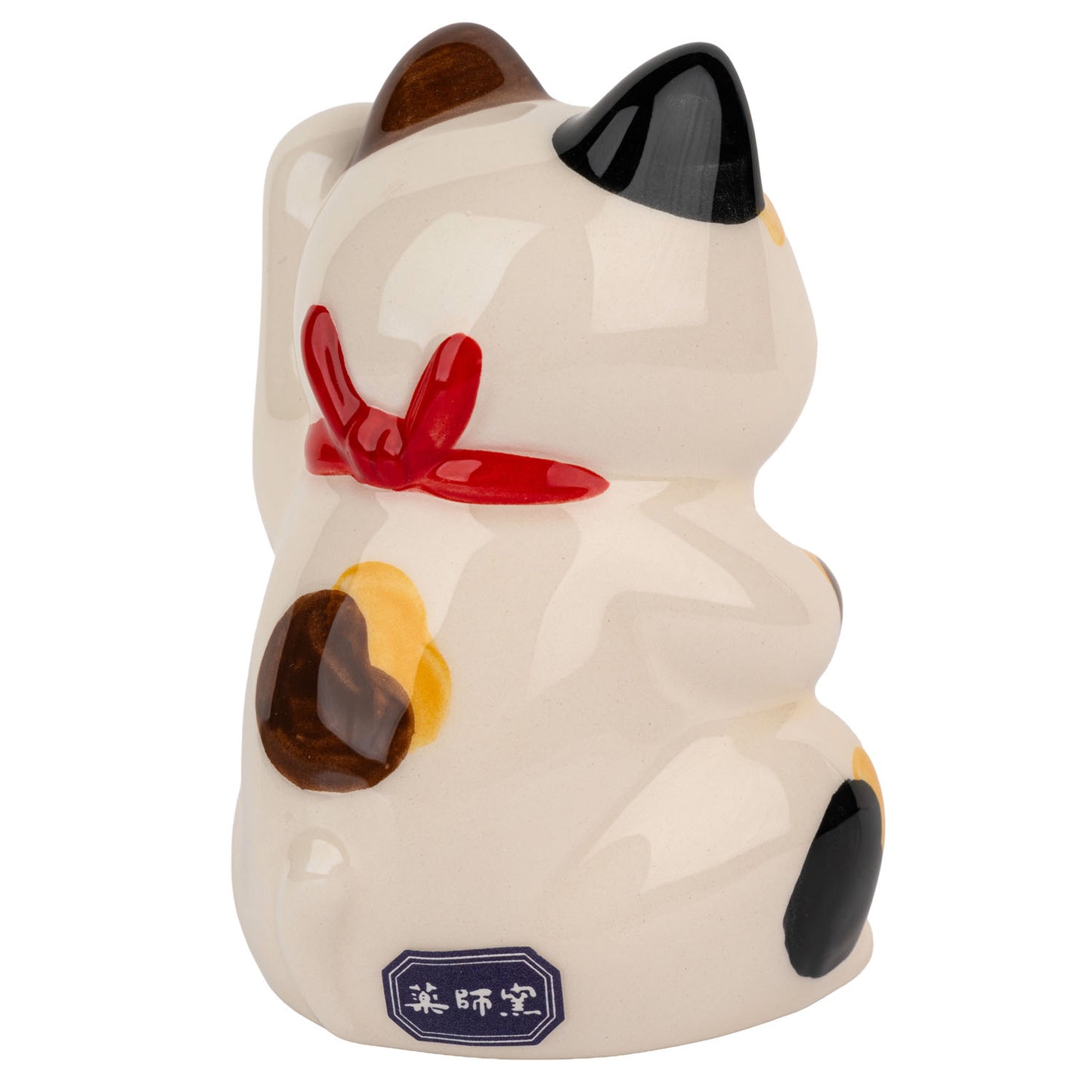 Calico Good Luck Japanese Lucky Cat back