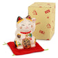 Calico Good Luck Japanese Lucky Cat red cushion and gift box
