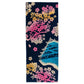 Castle and Cherry Blossoms Japanese Cotton Tenugui