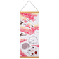 Cats with Sakura Japanese Wall Hanging Set