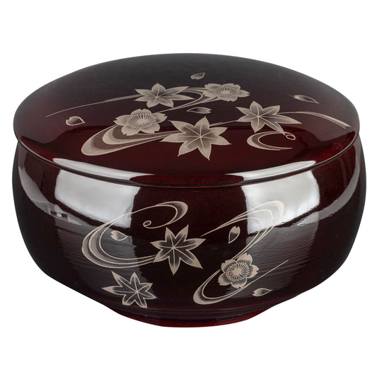 Cherry and Maple Large Japanese Lacquer Box