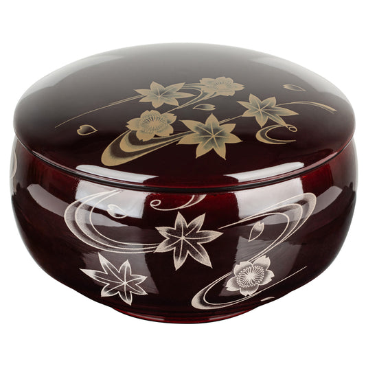 Cherry and Maple Small Japanese Lacquer Box
