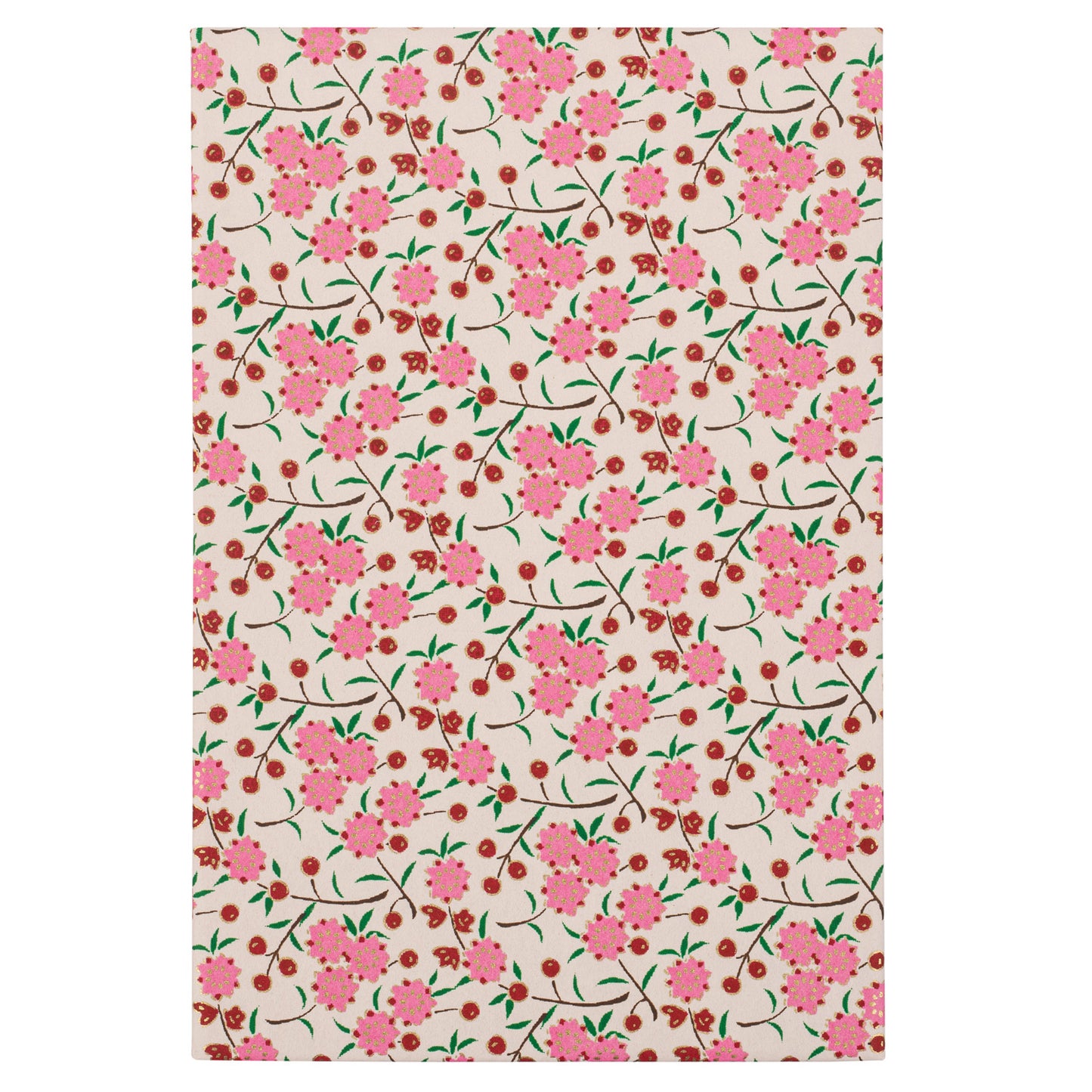 Cherry Blossom Japanese Goshuincho Notebook top