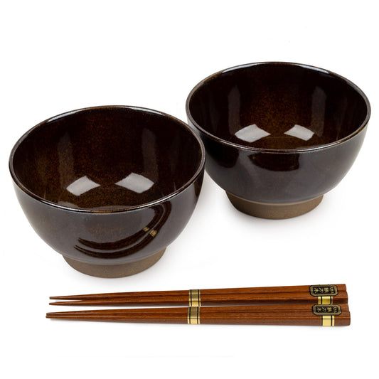 Chestnut Eureka Japanese Bowl Gift Set