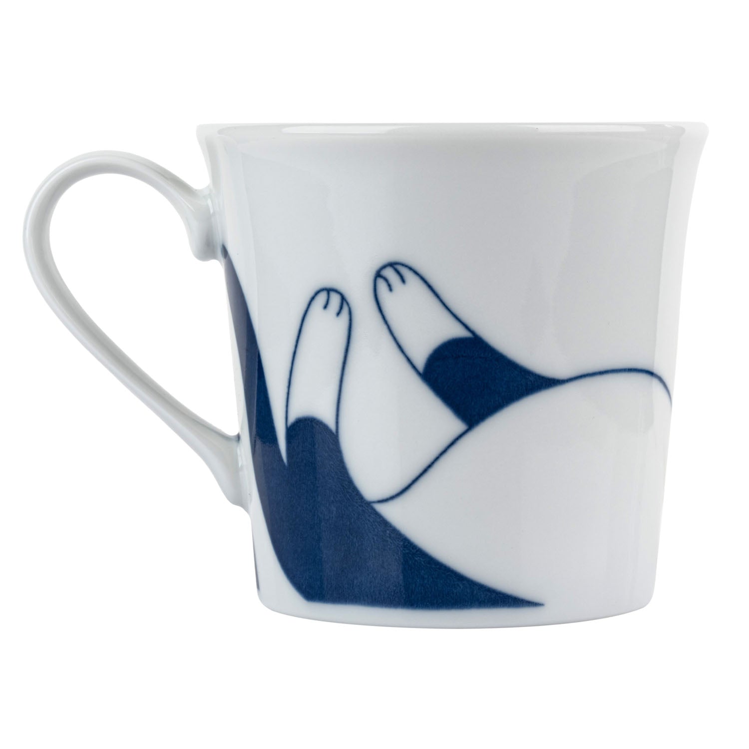 Chigura Hachiware Japanese Mug side back
