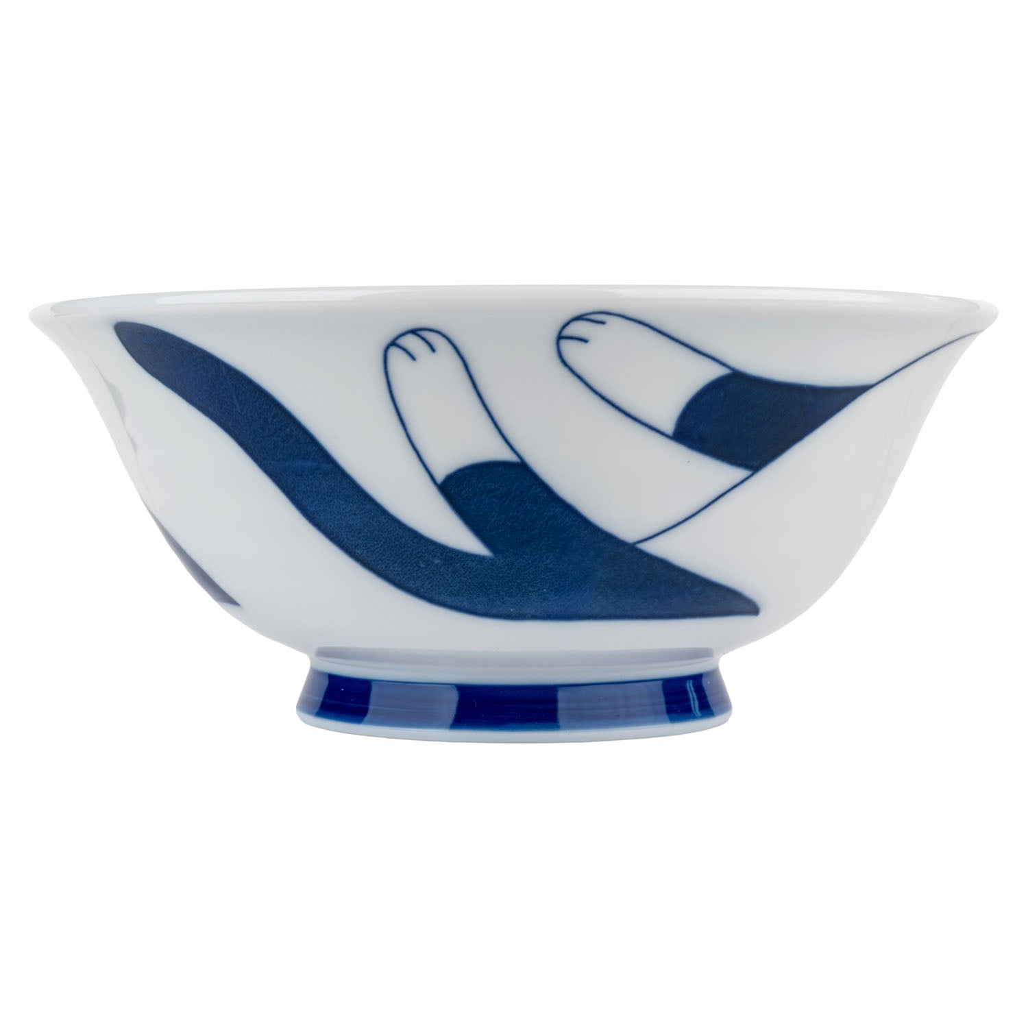 Chigura Hachiware Japanese Ramen Noodle Bowl side