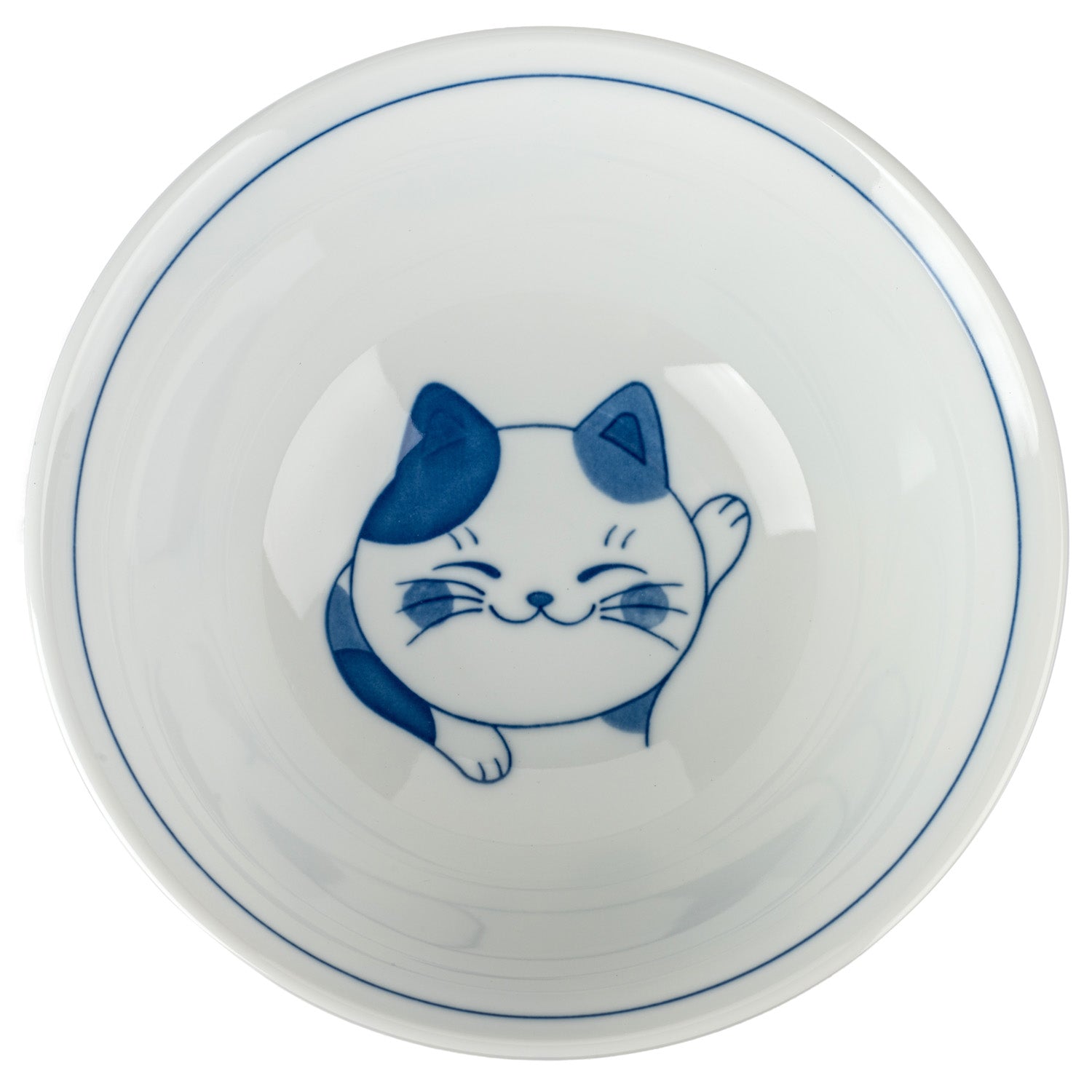 Chigura Mike Japanese Ramen Noodle Bowl Set inside