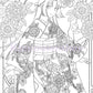 Chizuru Chan Japanese Manga Kimono Colouring Pack example page 2