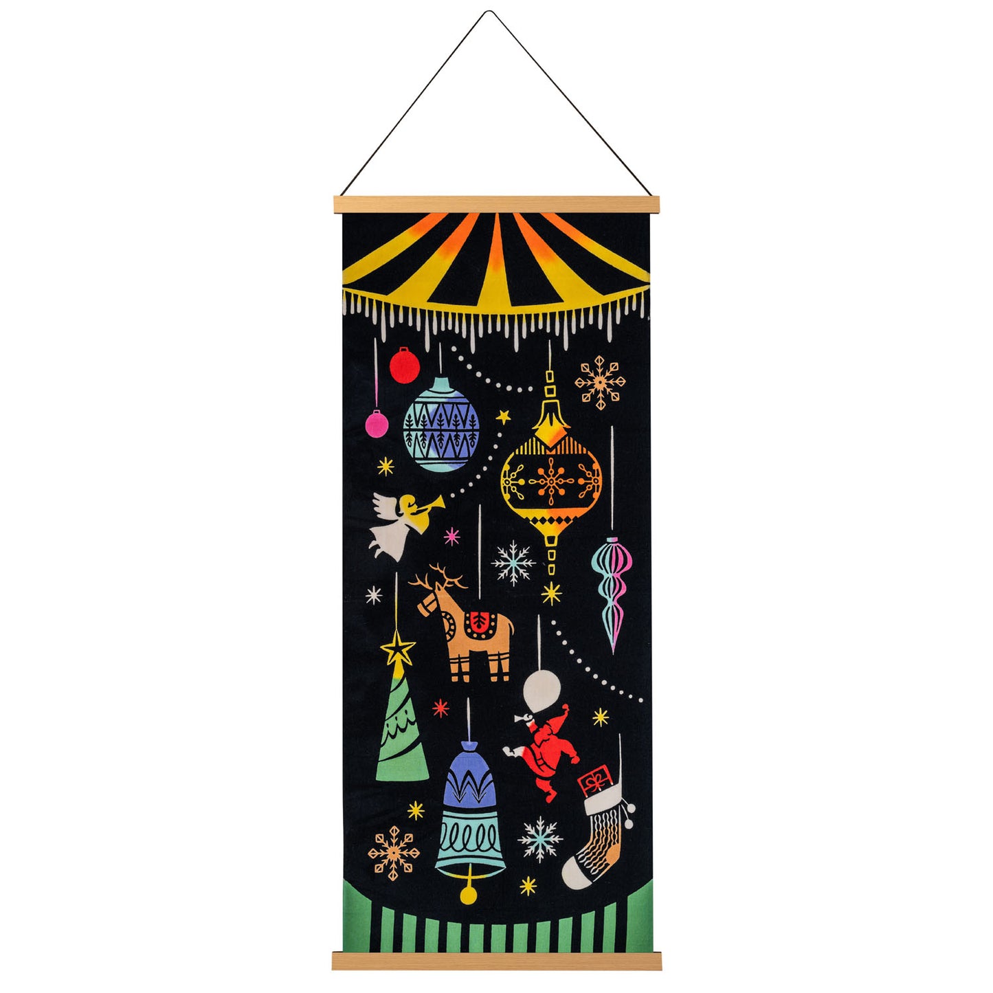 Christmas Merry Go Round Japanese Tapestry Set