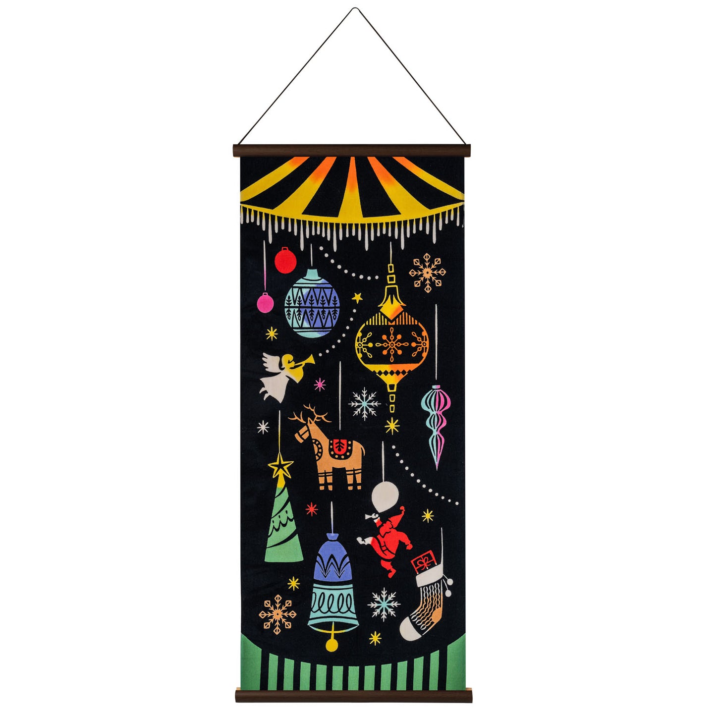 Christmas Merry Go Round Japanese Tapestry Set