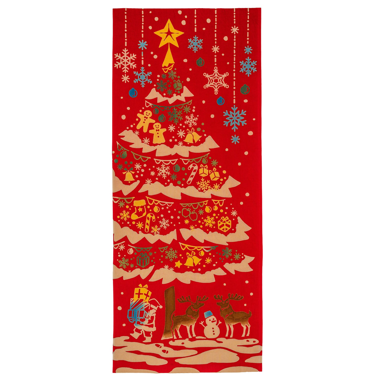 Christmas Tree Decoration Japanese Cotton Tenugui