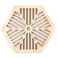 Crystal Natural Wood Premium Japanese Coaster top