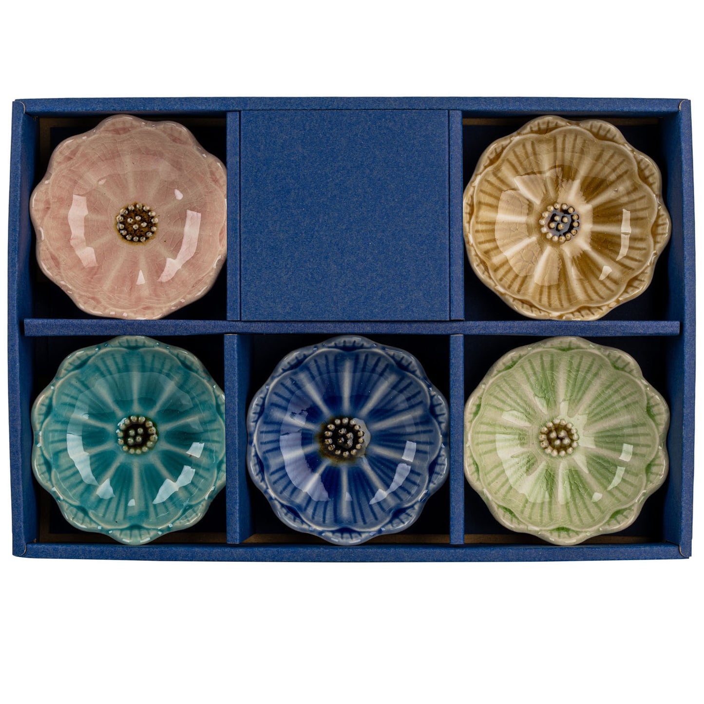 Daisy 5pcs Japanese Dish Gift Set in gift box