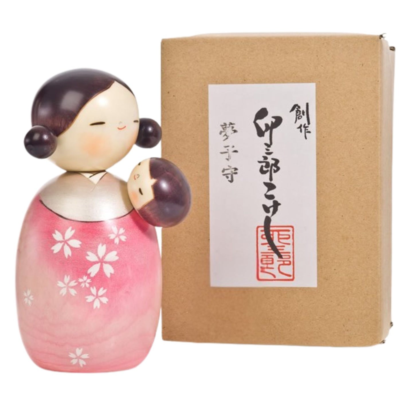 Dream Lullaby Mother and Baby Kokeshi Doll and gift box