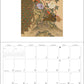 Dreams of Edo Scrolls and Screens Japanese 2027 Calendar example month 2