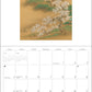 Dreams of Edo Scrolls and Screens Japanese 2027 Calendar example month 3
