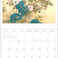 Dreams of Edo Scrolls and Screens Japanese 2027 Calendar example month 4