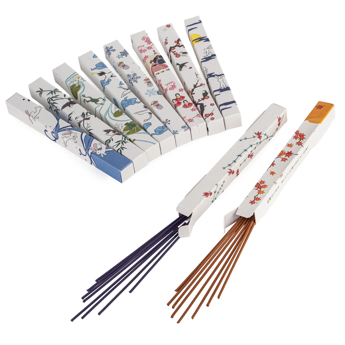 Engimono Japanese Incense Gift Set inside