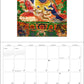 Enlightenment Buddhist Paintings 2027 Japanese Calendar example month 1