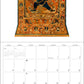 Enlightenment Buddhist Paintings 2027 Japanese Calendar example month 3