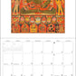 Enlightenment Buddhist Paintings 2027 Japanese Calendar example month 4