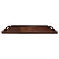 Extra Large Dark Brown Japanese Wooden Tray side
