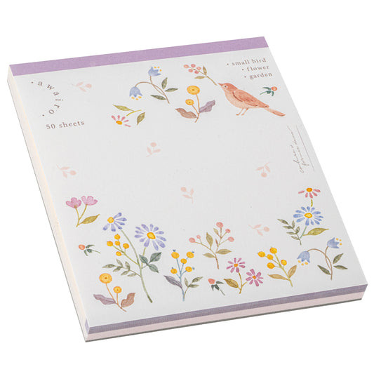 Floral Japanese Memo Pad
