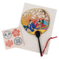Genji Fan Japanese Greetings Card set